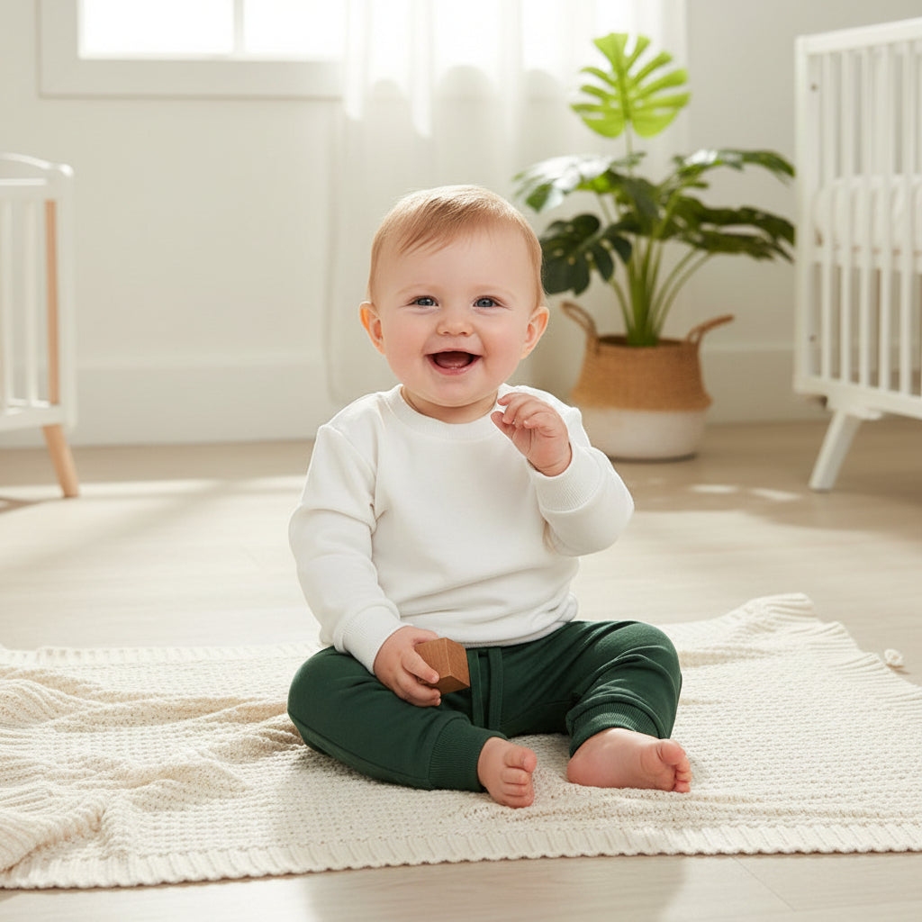 Stylish toddler boy casual outfit for spring and fall
